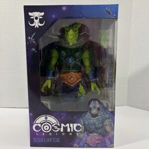 Sskur'ge Action Figure - Vibrant Green and Blue